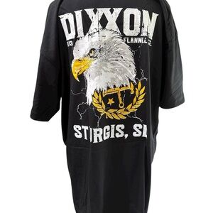 Dixxon Flannel Co. Men’s Short Sleeve T-Shirt – “Let Freedom Caw” Eagle Graphic
